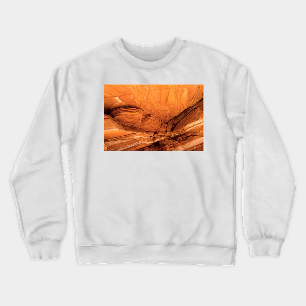 My Wrinkles In The Rock © Crewneck Sweatshirt by PrinceJohn